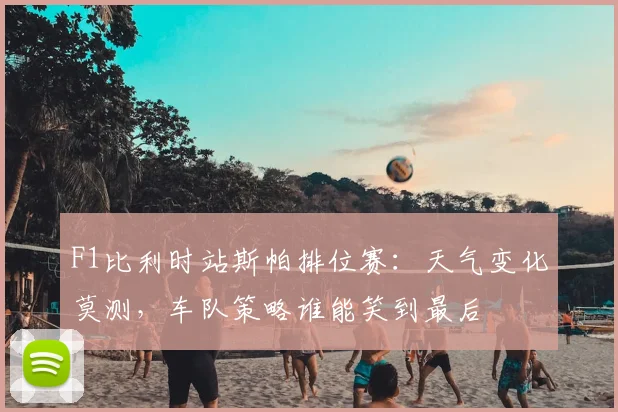 F1比利时站斯帕排位赛：天气变化莫测，车队策略谁能笑到最后